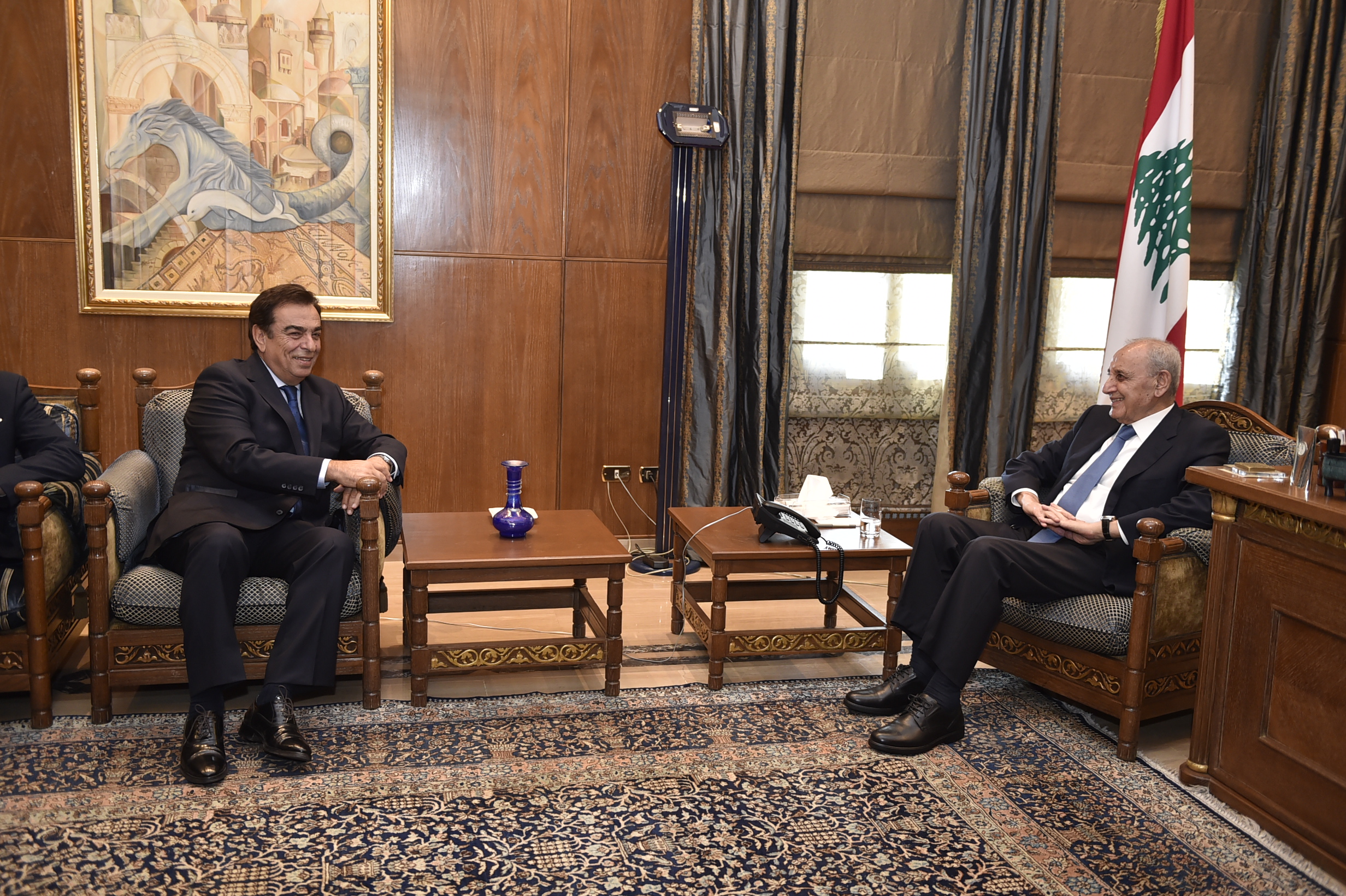 قرداحي بعد لقائه الرئيس بري: أجواء مطمئنة ومناقضة لحملات التهويل