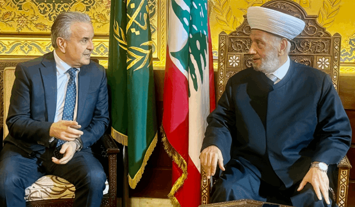 درغام زار دار الفتوى موفدا من باسيل: ليس هناك من واحدة تسبق الأخرى بالأولوية