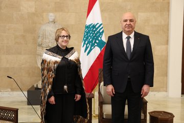 الرئيس عون تسلم اوراق اعتماد سفراء جدد