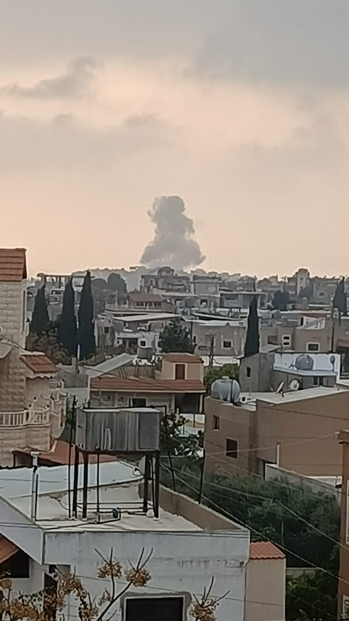 اسرائيل تنفذ تهديداتها وتغيير على الطيبة وطيردبا وعيتا الجبل