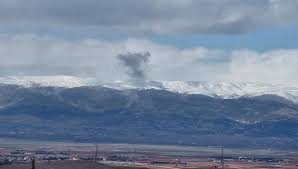 قذيفة صاروخية  في وادي زبقين!