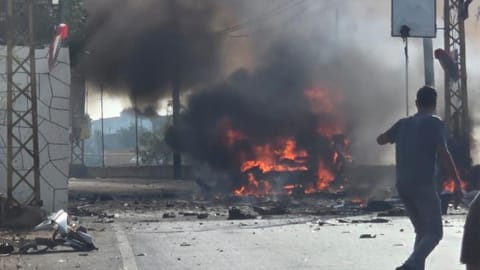 استهداف سيارة في برعشيت