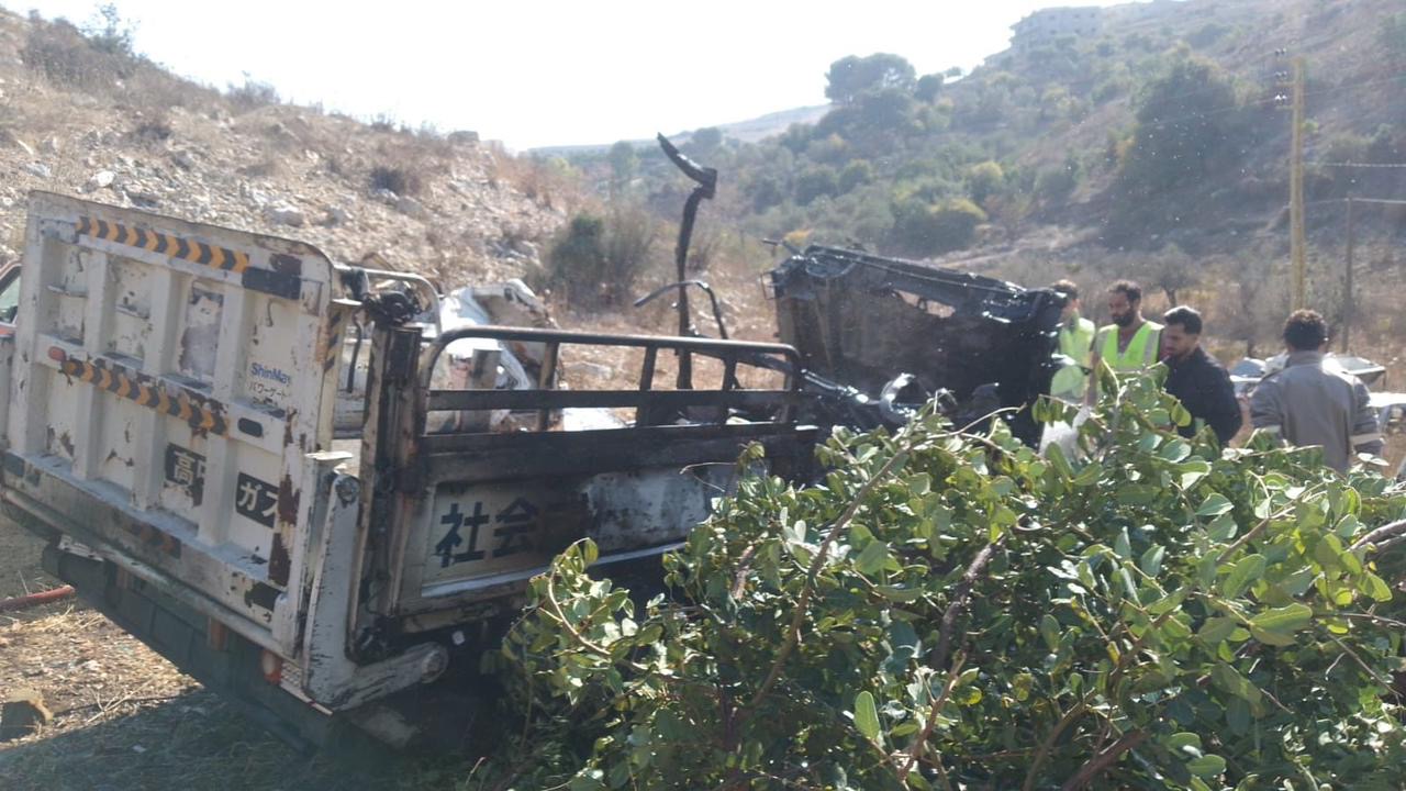 شهيد  في استهداف إسرائيلي لسيارة بين الصوانة  وخربة سلم