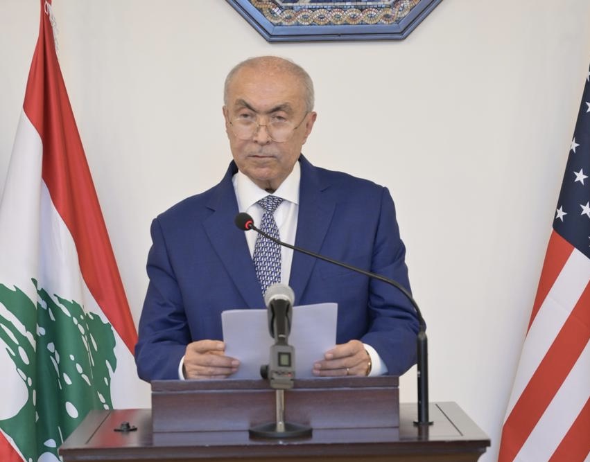 مخزومي يولم على شرف الوفد الأميركي في حضور شخصيات سياسية