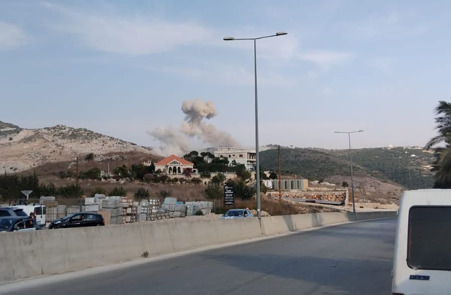 غارات إسرائيلية على منطقة الجرمق