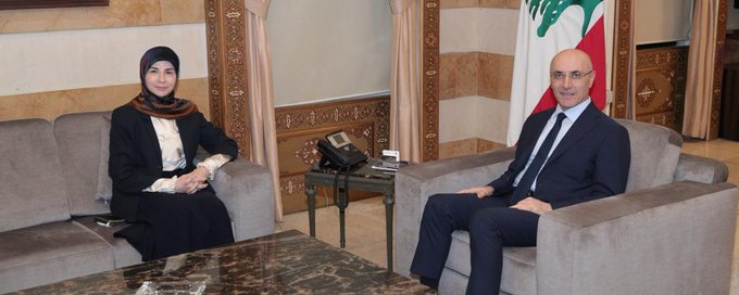 النائب د. عناية عزّ الدين و وزير الداخلية والبلديات أحمد الحجار بحثا في ملفّ مبنى سرايا صور الجديد