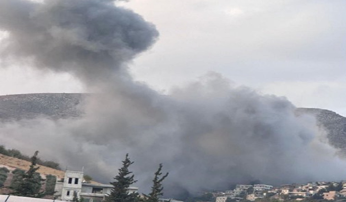 غارة إسرائيلية على قصرنبا غربي بعلبك