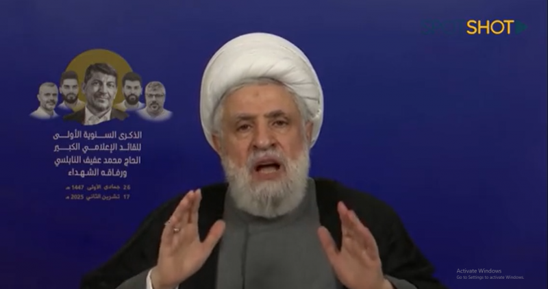 العدوان هو المشكلة وليس المقاومة... قاسم: لن نختلف إن خرج الإسرائيلي من أرضنا