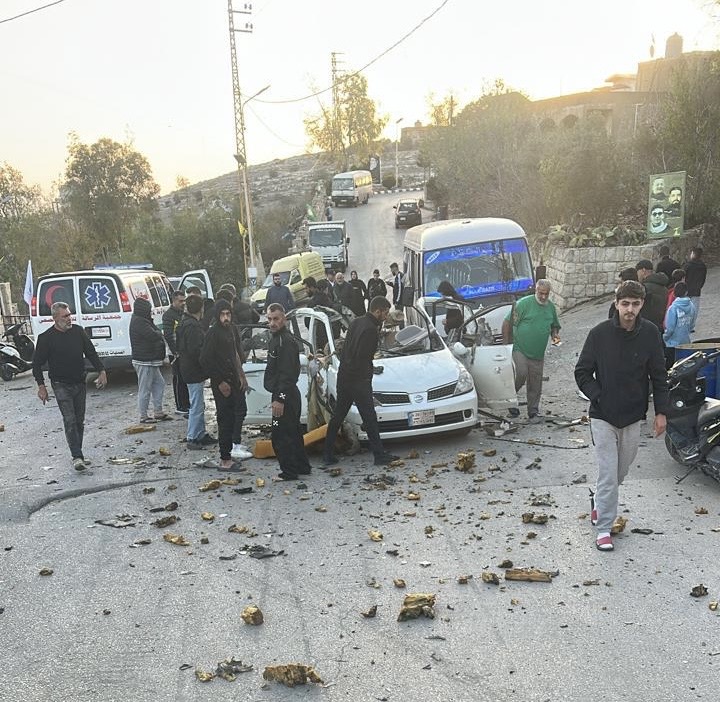 إصابات في غارة إسرائيلية استهدفت سيارة في  بلدة الطيري