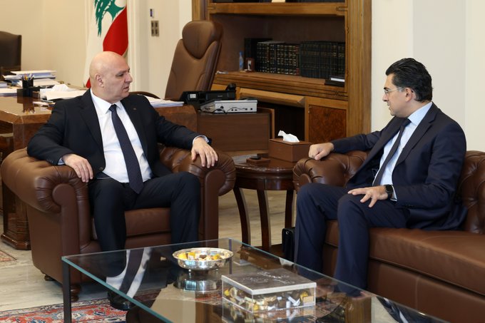 الرئيس  عون اطّلع من وزير الإعلام  على أوضاع الوزارة وما تم إنجازه خلال الفترة الماضية