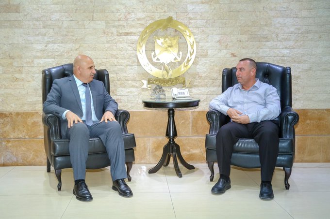 المدير العام للدفاع المدني يستقبل رئيس بلدية نبحا الدمدوم