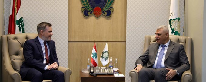 اللواء حسن شقير يستقبل السفير الكندي الجديد لبحث المستجدات في لبنان والمنطقة