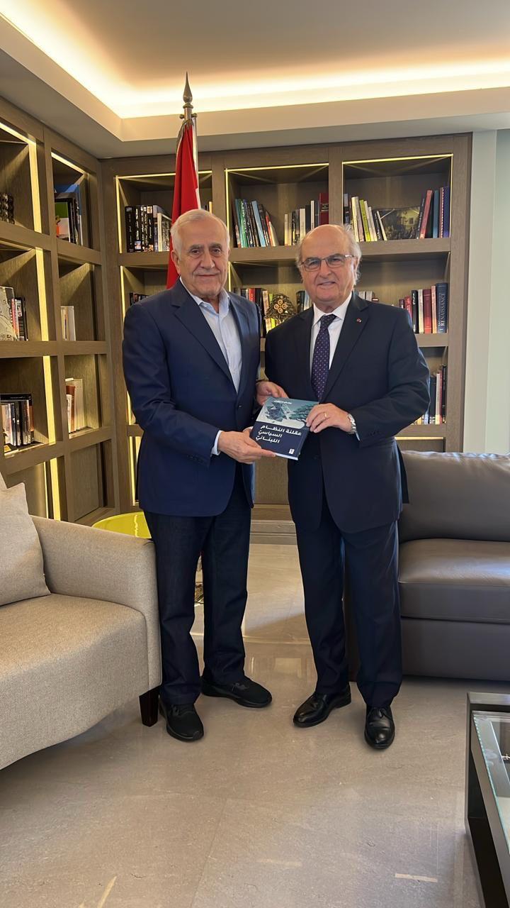 سليمان يستقبل القاضي عصام سليمان ويشيد بكتابه الجديد: “مقاربة تُنعش النقاش الدستوري وتفتح أبواب الإصلاح