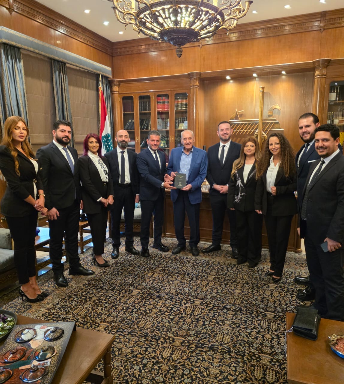 ‎الرئيس بري استقبل أنطونيو فرح  مع وفد