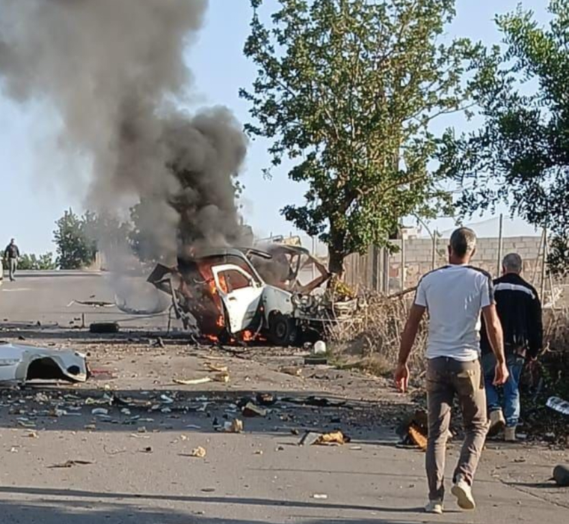 سقوط ضحية في غارة على سيارة على طريق زوطر