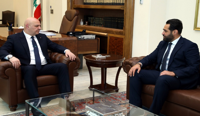 حمدان من بعبدا: للحفاظ على الزخم القائم