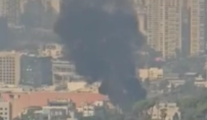 حريق كبير في الحازمية