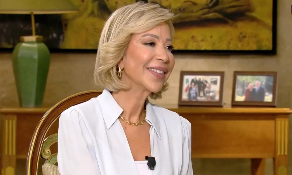 السيدة الأولى شاركت في لقاء البابا بحريصا