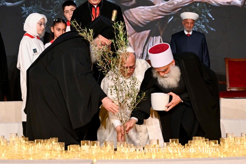 بالفيديو: غرس زيتون يوحّد الأديان في ساحة الشهداء