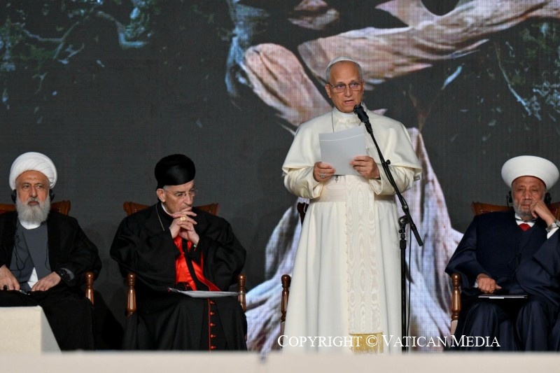 البابا لاوون الرابع عشر من ساحة الشهداء: لبنان أرض الحوار والسلام رغم الأزمات