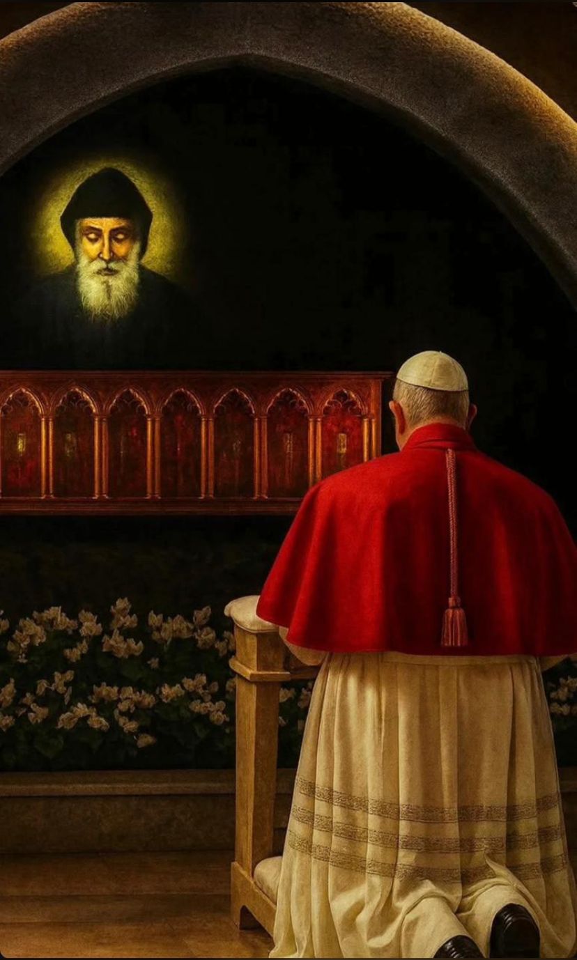 البابا لاوون يغادر في هذه الأثناء مرفأ بيروت