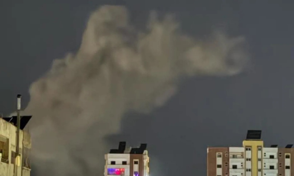 غارة اسرائيلية تستهدف منطقة تلة باط الوردة بريف دمشق