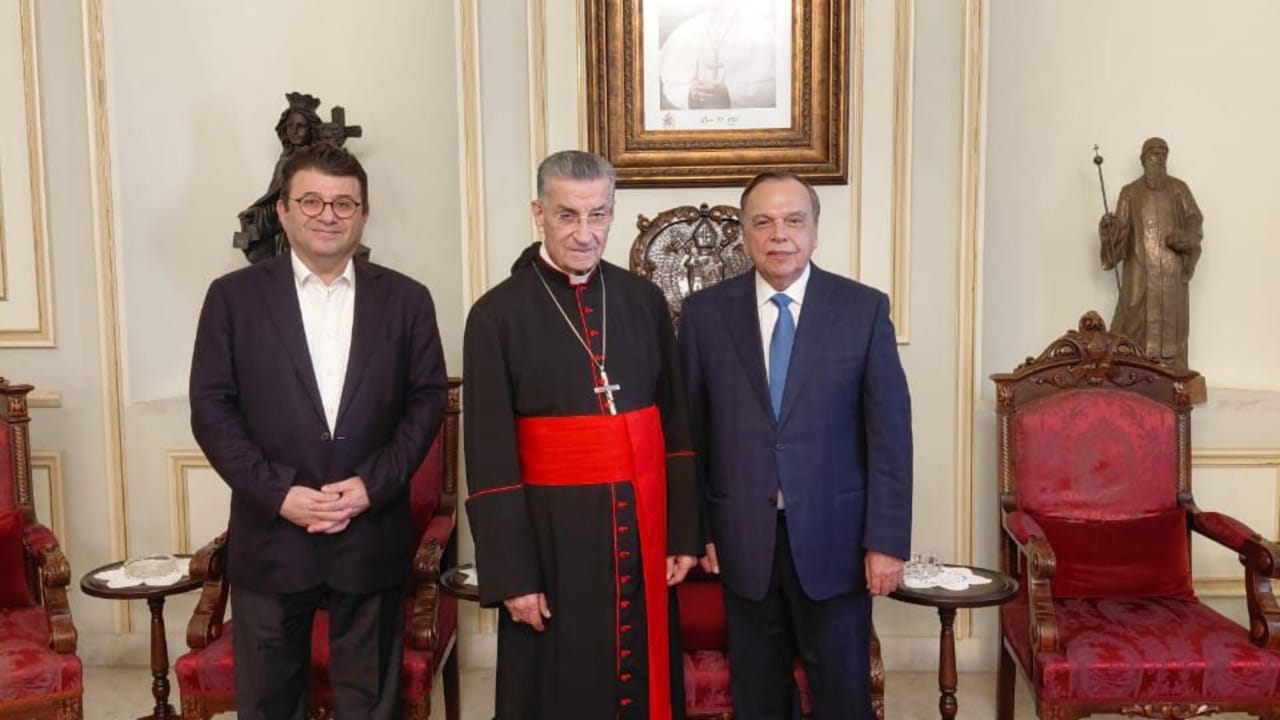 الحلو من بكركي: البابا أتى بأفكار جيدة جدًّا لمستقبل لبنان