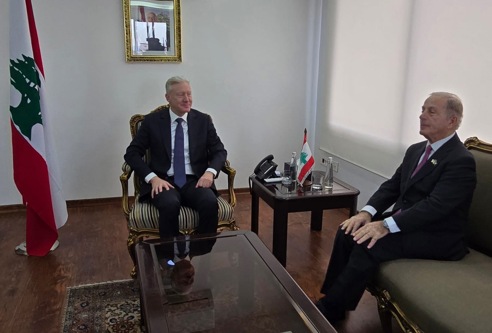 رجي استقبل سفير الولايات المتحدة الأمريكية