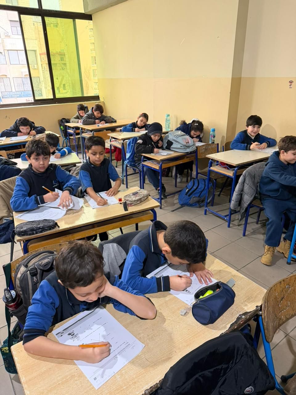 انطلق اليوم التقييم التشخيصي البعدي في الصفوف الأساسية الرسمية