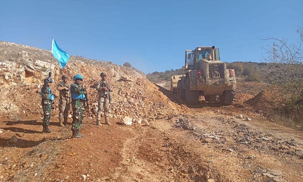 الجيش واليونيفيل يدخلان ممتلكات خاصة في بلدة يانوح