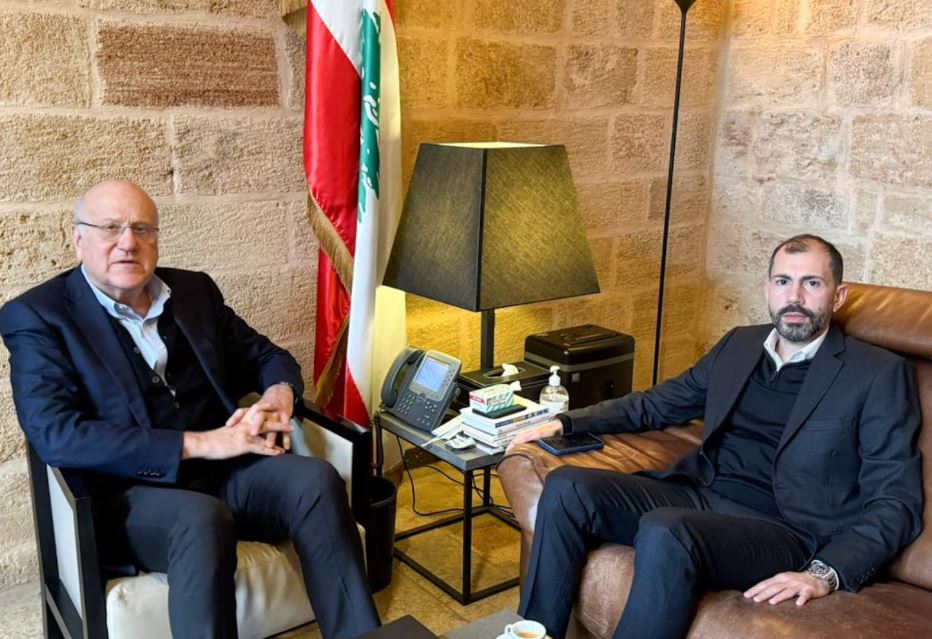 سلسلة لقاءات لميقاتي في دارته في طرابلس