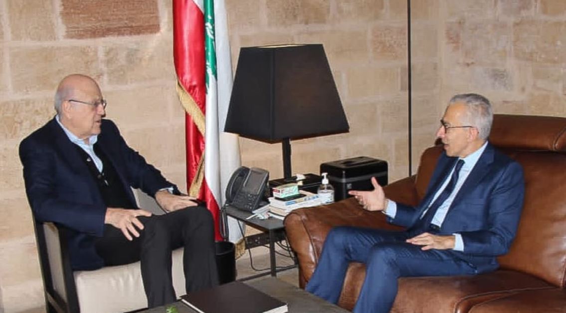 سلسلة لقاءات لميقاتي في دارته في طرابلس