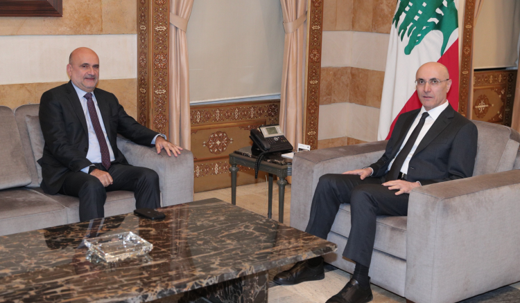 وزير الداخلية عرض وأبي رميا شؤونا إنمائية وخدماتية تتعلق بجبيل واستقبل مفتى عكار