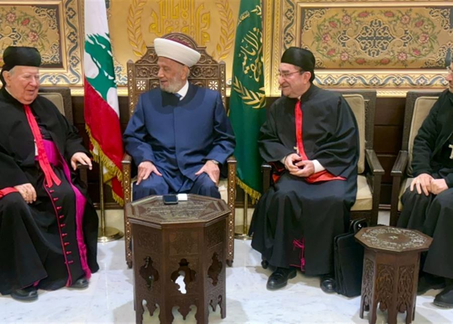 المطران مطر بعد لقائه المفتي دريان: لمصالحة عميقة من اجل قيامة لبنان