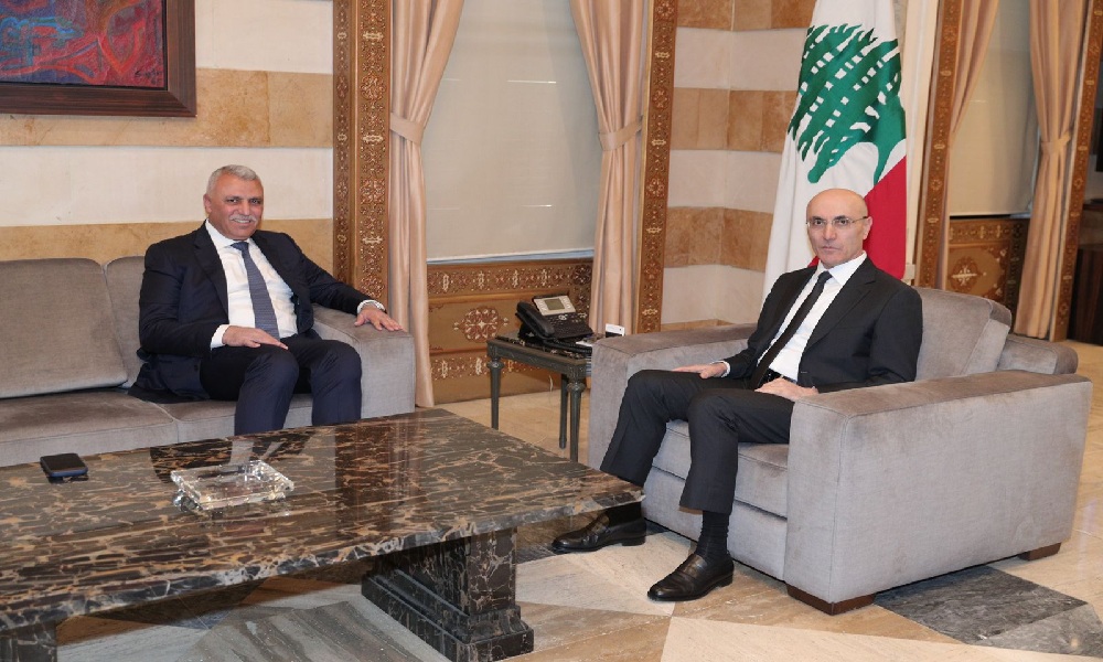 الحجار يبحث الأوضاع الأمنية ويُدين الاعتداء الإسرائيلي على سبلين