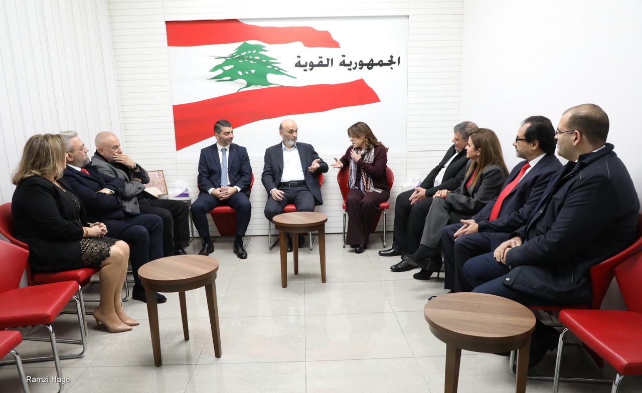 جعجع يلتقي نقيب الصيادلة الجديد ويؤكد دعم “القوات” لتشديد تطبيق القوانين وضمان جودة الدواء