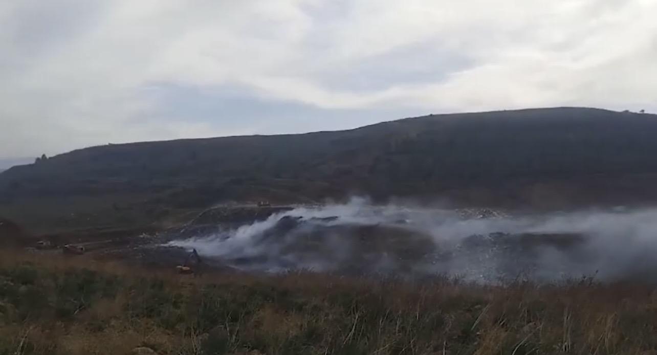 حريق كبير بمكب سرار في عكار