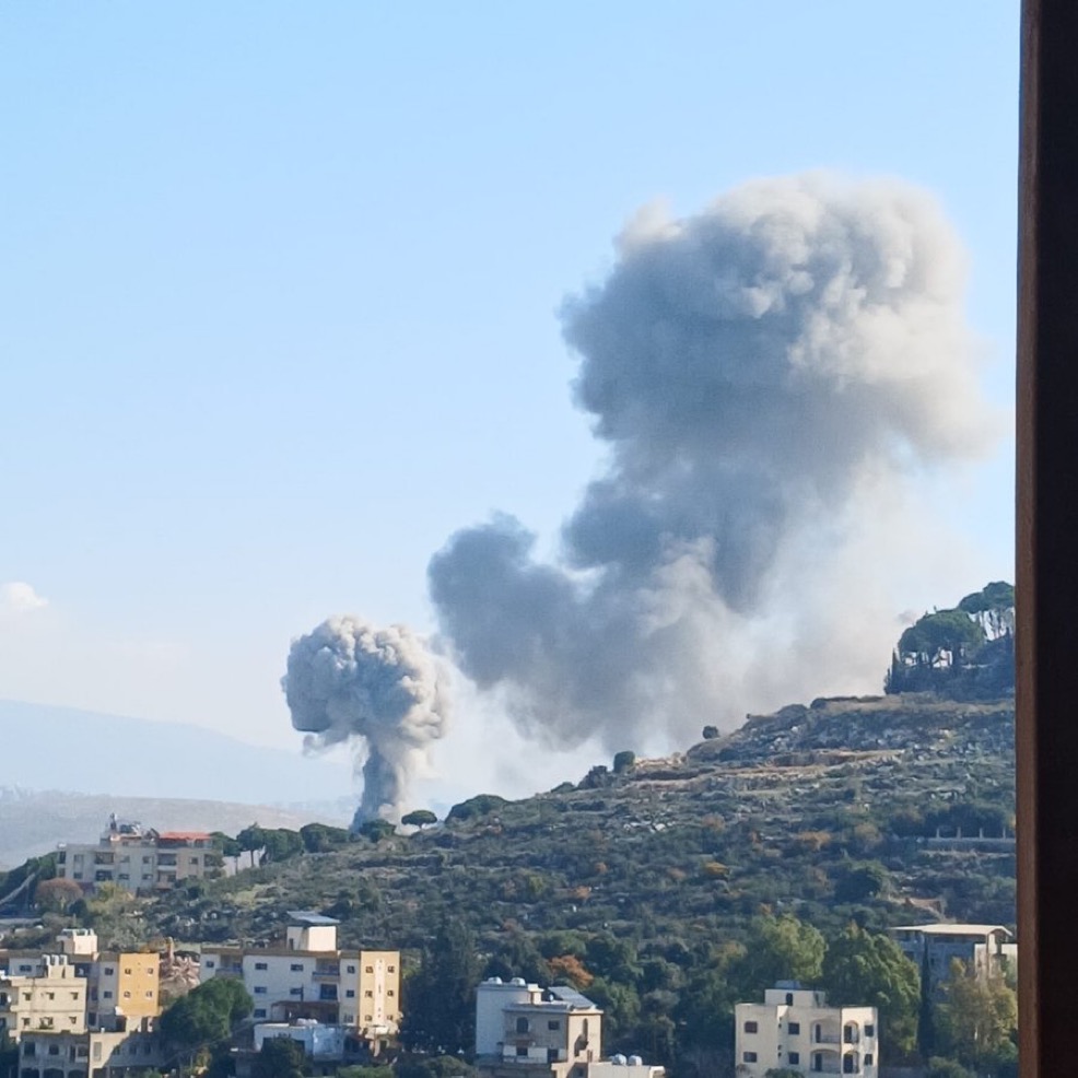 غارات إسرائيلية تستهدف حومين الفوقا ومناطق في جنوب لبنان