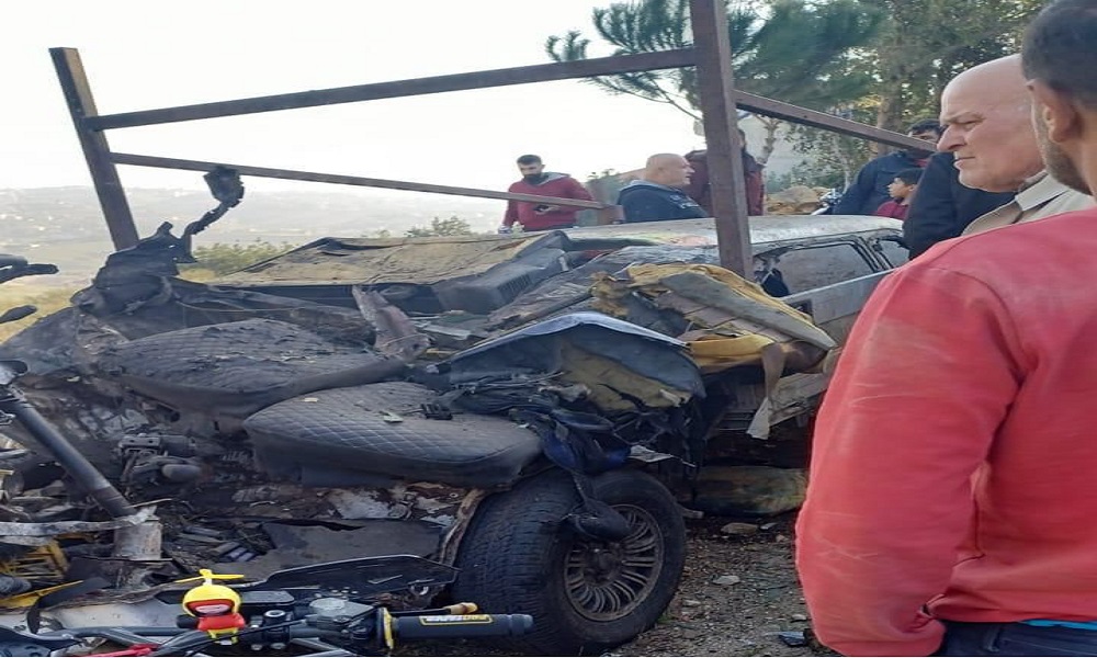 استهداف سيارة بين الجميجمة ومجدل سلم