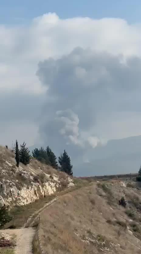 ٦ غارات على منطقة بصليا - جزين