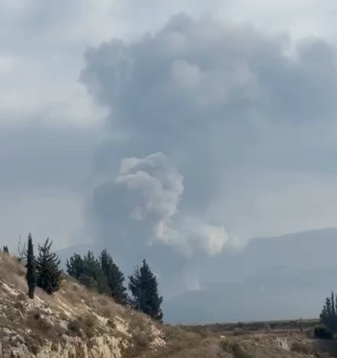 ٨ غارات حتى الان على بصليا والمسير دخل الاجواء مجدداً