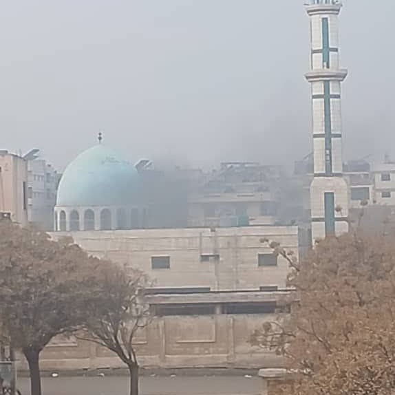 تفجير انتحاري داخل مسجد في حي وادي الذهب بحمص