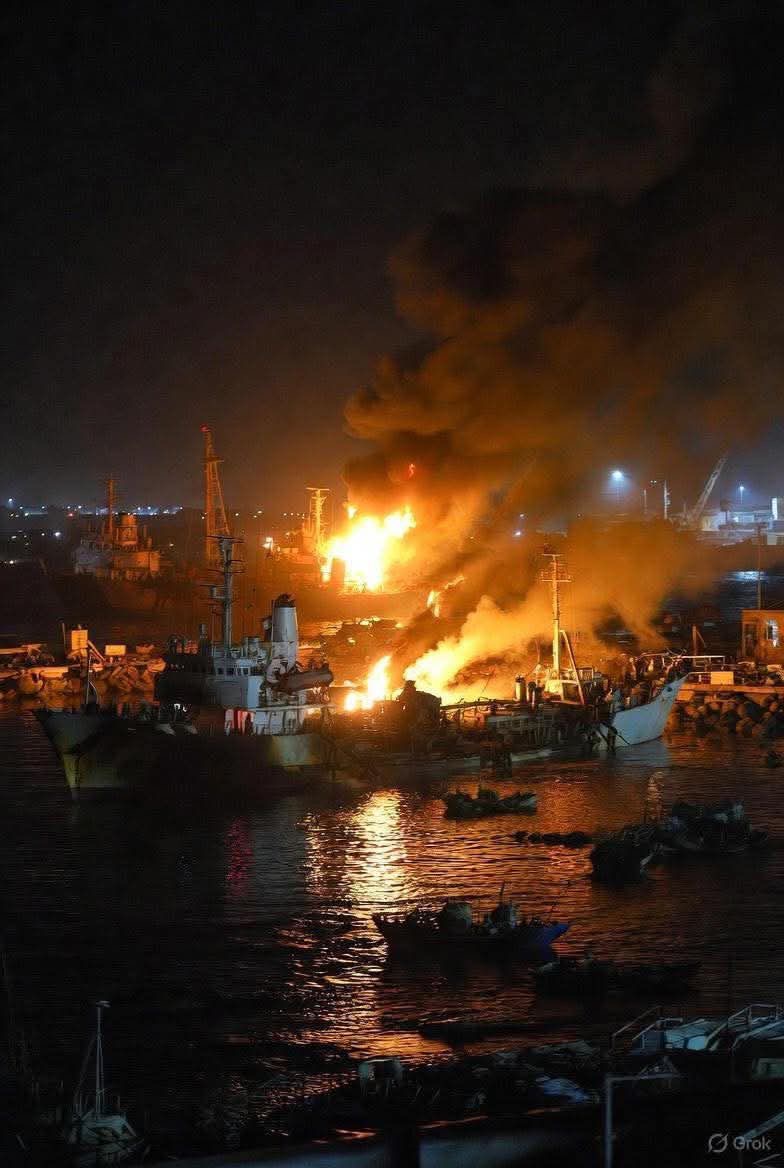 التحالف بقيادة السعودية ينفّذ ضربة محدودة على ميناء المكلا شرق اليمن