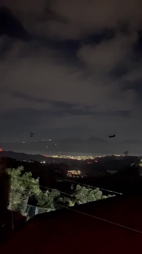 بالفيديو - تصعيد غير مسبوق في فنزويلا: أكثر من 8 غارات على كراكاس وتحليق مكثف للطيران