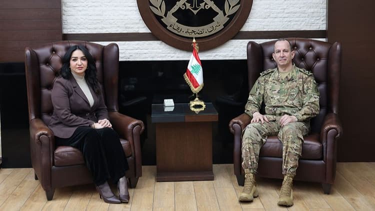 قائد الجيش استقبل القائمة بأعمال السفارة العراقية وسفير لبنان الجديد لدى أندونيسيا