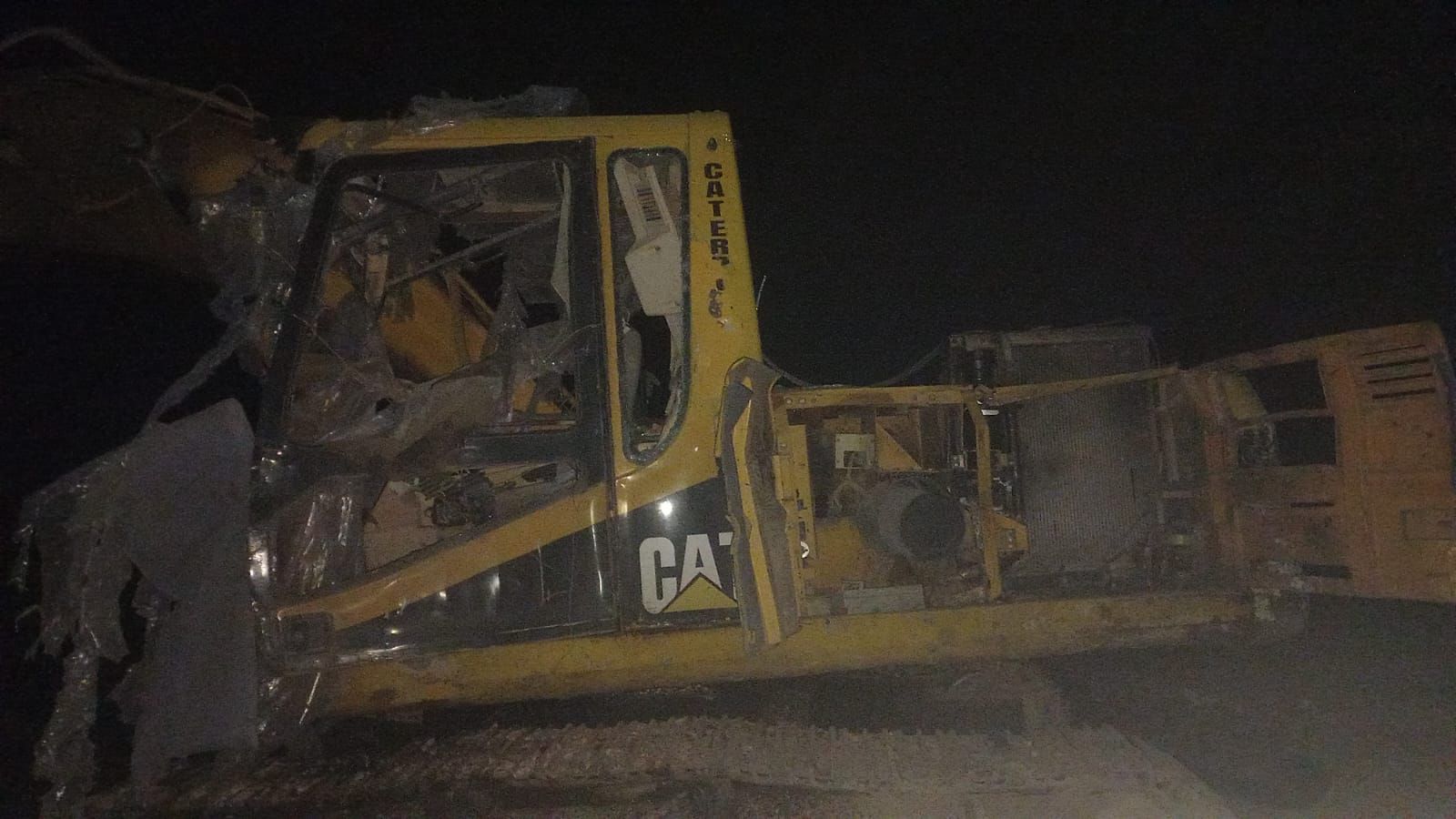 إستهداف حفارة في ميس الجبل