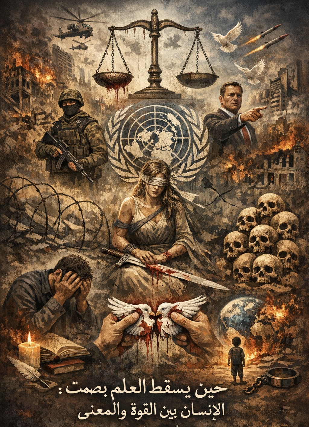 حين يسقط العالم بصمت: الإنسان بين القوّة والمعنى