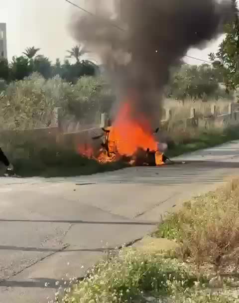 مسيرة اسرائيلية  استهدفت سيارة بين وادي جيلو وجويا