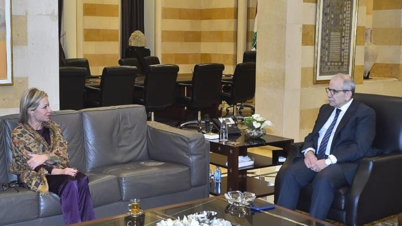 سلام استقبل المنسقة الخاصة للأمم المتحدة