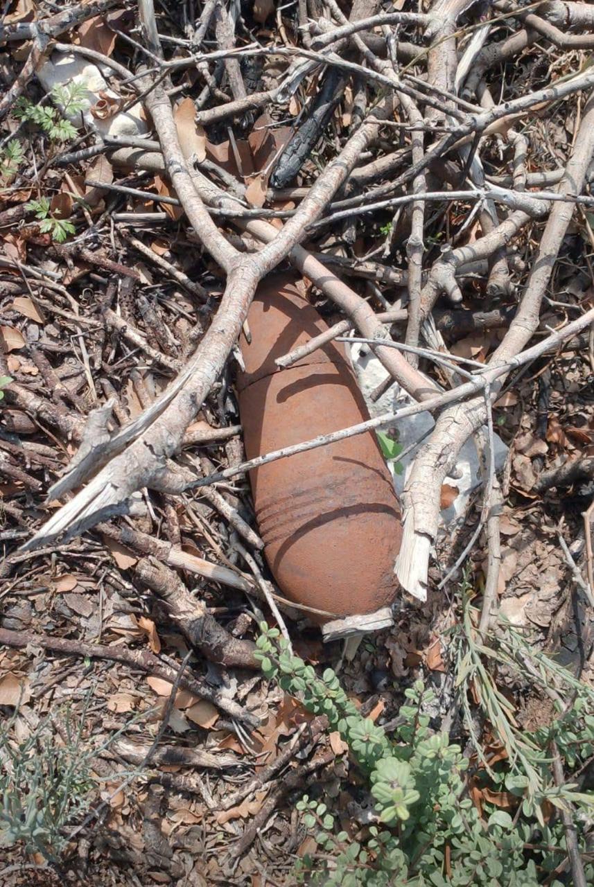 العثور على قذيفة هاون في خلال أعمال في الوادي بين تحوم–فغال